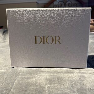 Dior Textured White Box with Gold Logo